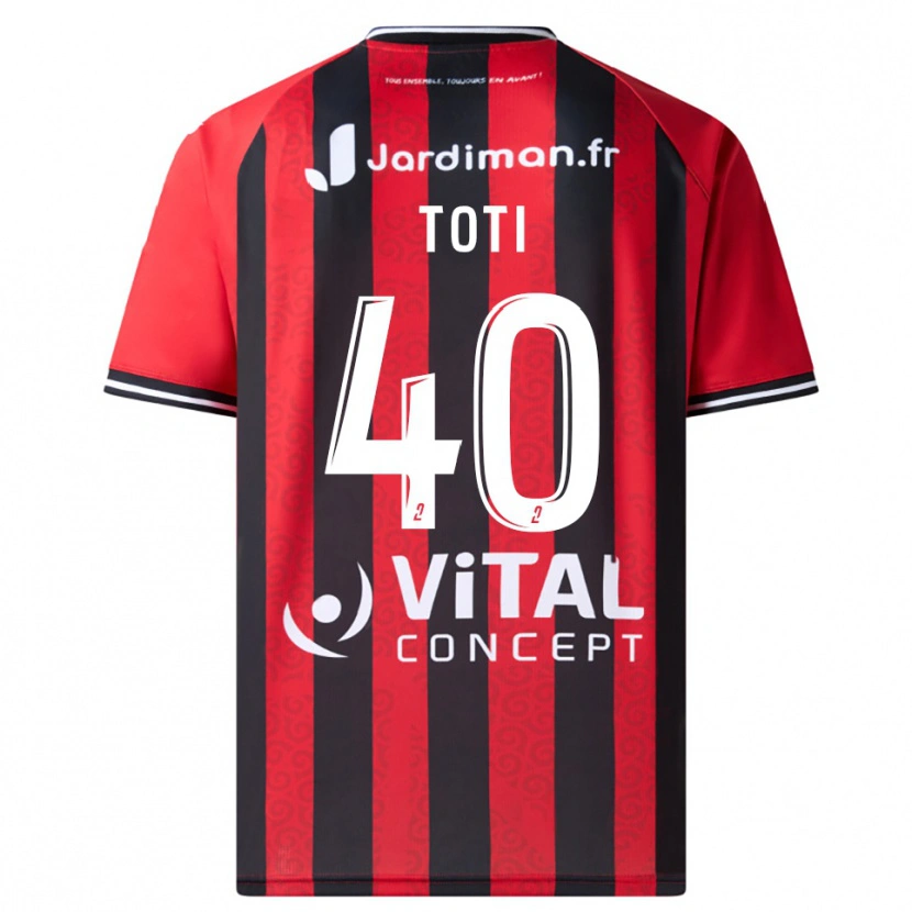 Danxen Kinder Manon Toti #40 Rot Schwarz Heimtrikot Trikot 2025/26 T-Shirt Schweiz