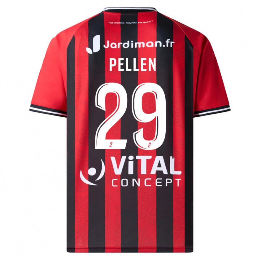 Danxen Kinder Blanche Pellen #29 Rot Schwarz Heimtrikot Trikot 2025/26 T-Shirt Schweiz