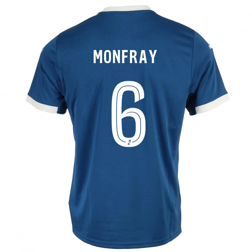 Danxen Kinder Adrien Monfray #6 Blau Weiß Heimtrikot Trikot 2025/26 T-Shirt Schweiz