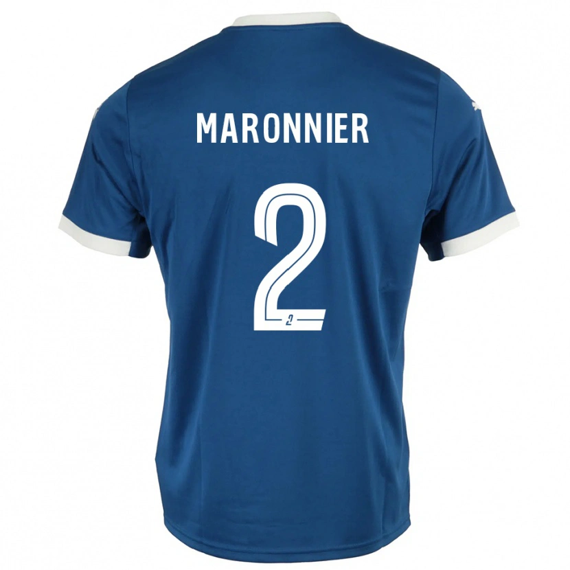 Danxen Kinder Lucas Maronnier #2 Blau Weiß Heimtrikot Trikot 2025/26 T-Shirt Schweiz