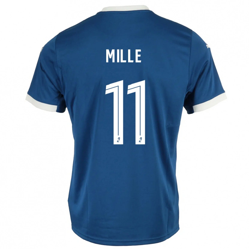 Danxen Kinder Antoine Mille #11 Blau Weiß Heimtrikot Trikot 2025/26 T-Shirt Schweiz