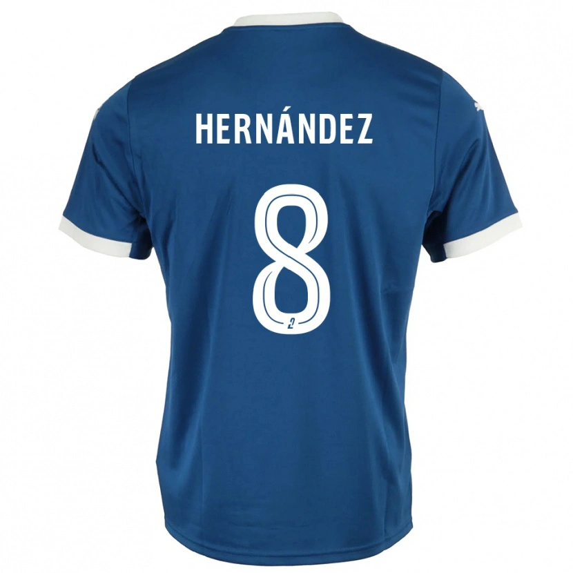 Danxen Kinder Pablo Hernandez #8 Blau Weiß Heimtrikot Trikot 2025/26 T-Shirt Schweiz