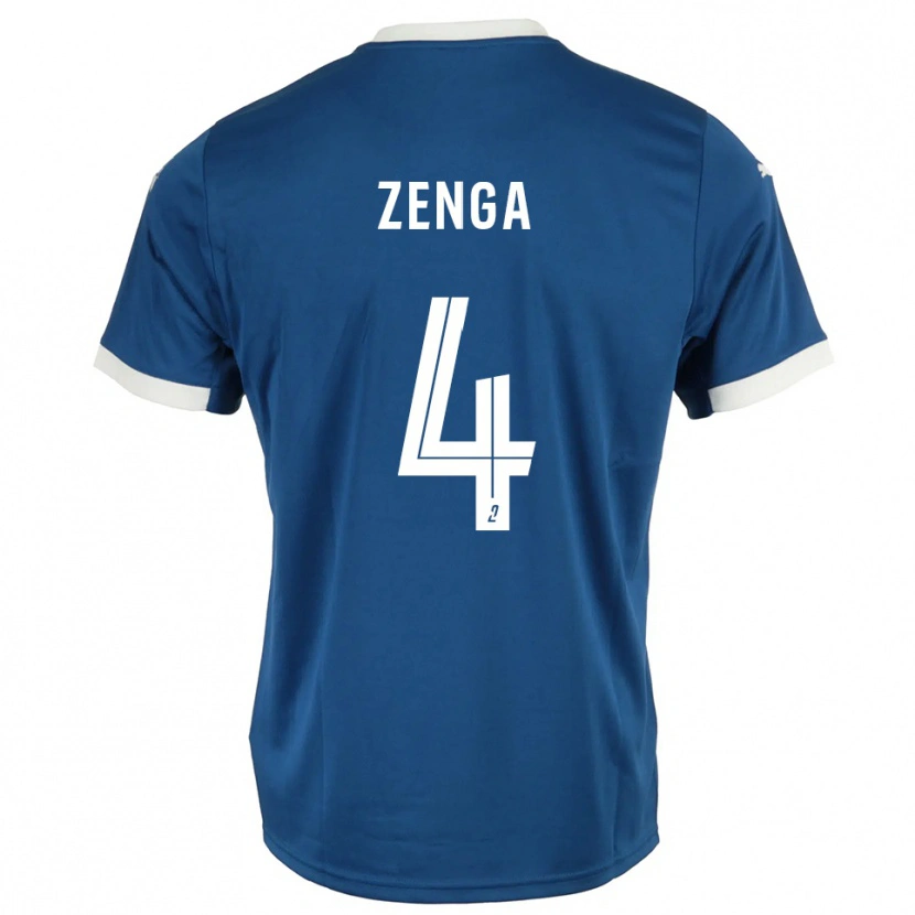 Danxen Kinder Preston Zenga #4 Blau Weiß Heimtrikot Trikot 2025/26 T-Shirt Schweiz