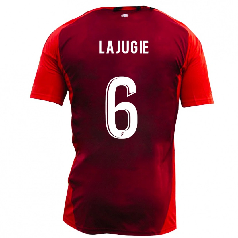 Danxen Kinder François Lajugie #6 Rot Burgund Heimtrikot Trikot 2025/26 T-Shirt Schweiz