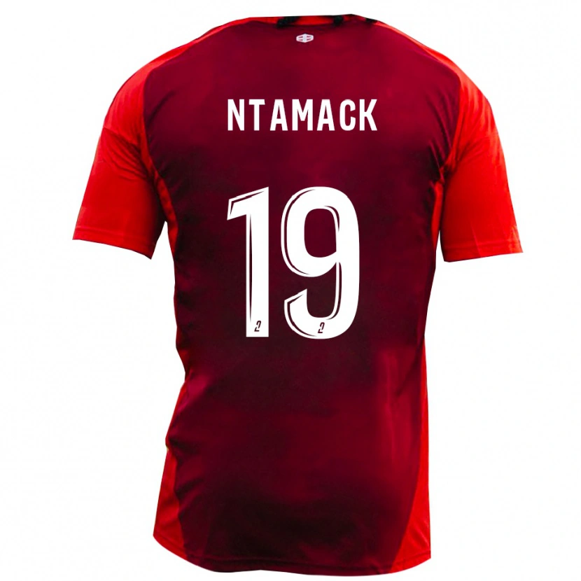 Danxen Kinder Samuel Ntamack #19 Rot Burgund Heimtrikot Trikot 2025/26 T-Shirt Schweiz