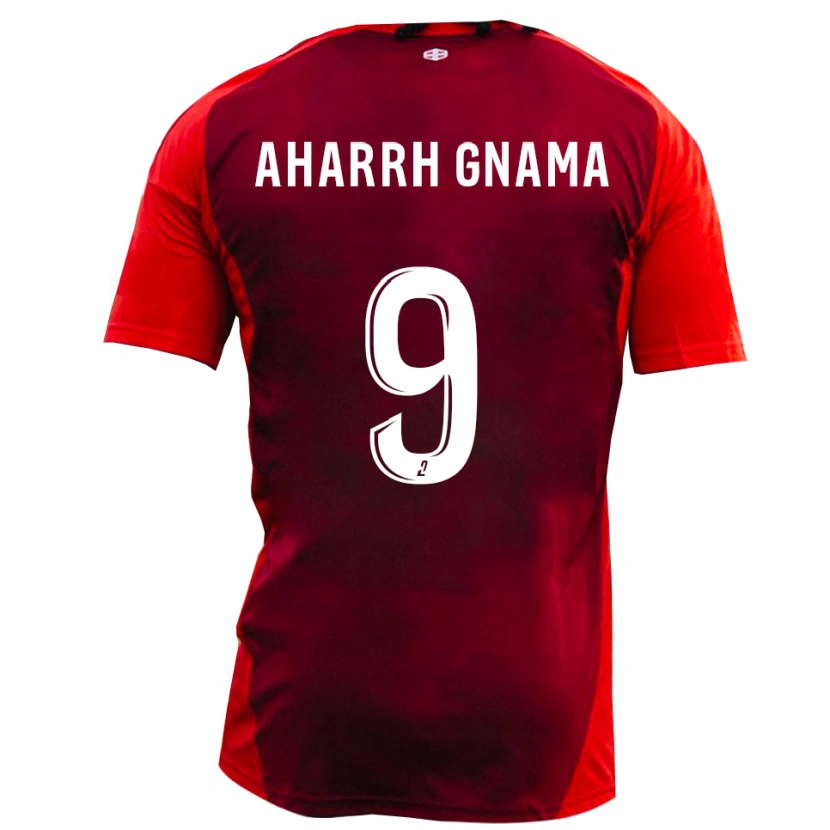 Danxen Kinder Adji Joel Aharrh Gnama #9 Rot Burgund Heimtrikot Trikot 2025/26 T-Shirt Schweiz