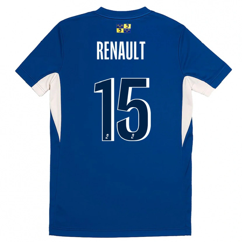 Danxen Kinder Sylvie Renault #15 Blau Marine Heimtrikot Trikot 2025/26 T-Shirt Schweiz