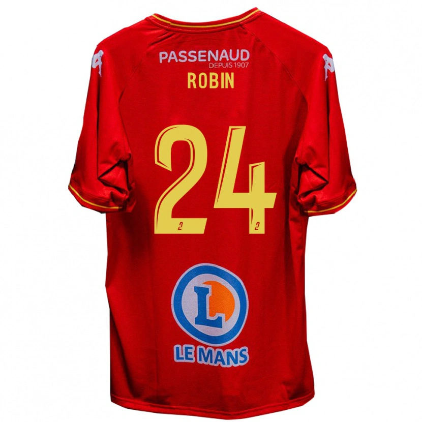 Danxen Kinder Milan Robin #24 Rot Gelb Heimtrikot Trikot 2025/26 T-Shirt Schweiz