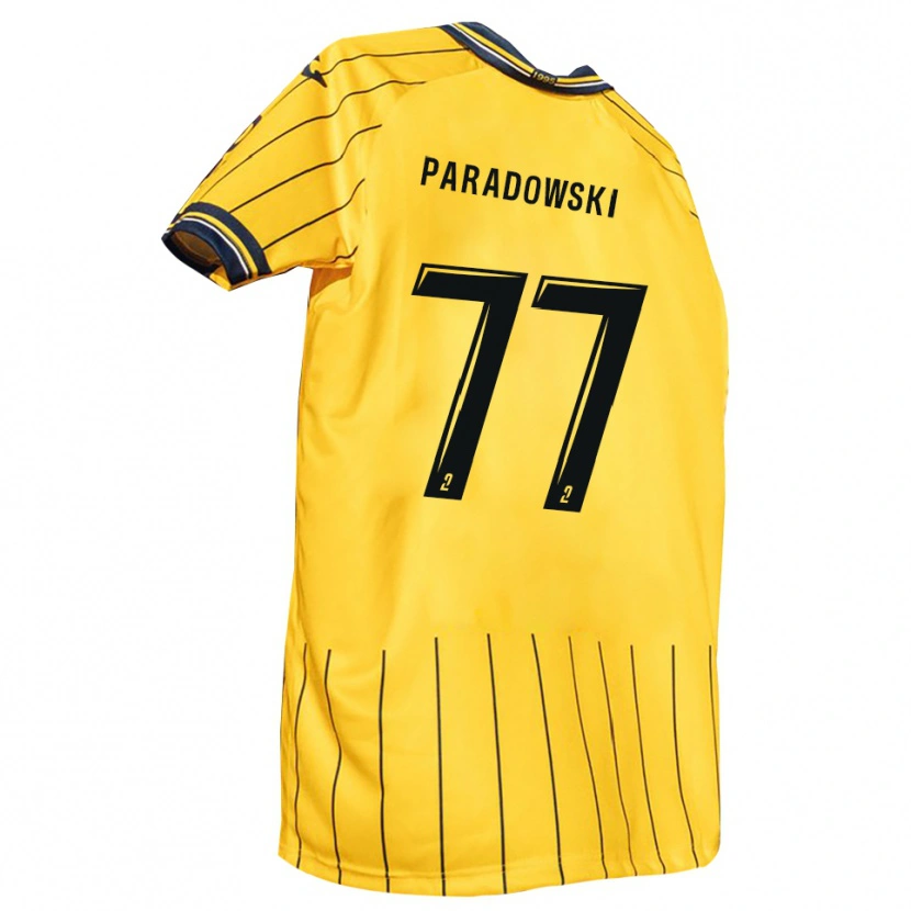 Danxen Kinder Tao Paradowski #77 Gelb Marine Heimtrikot Trikot 2025/26 T-Shirt Schweiz