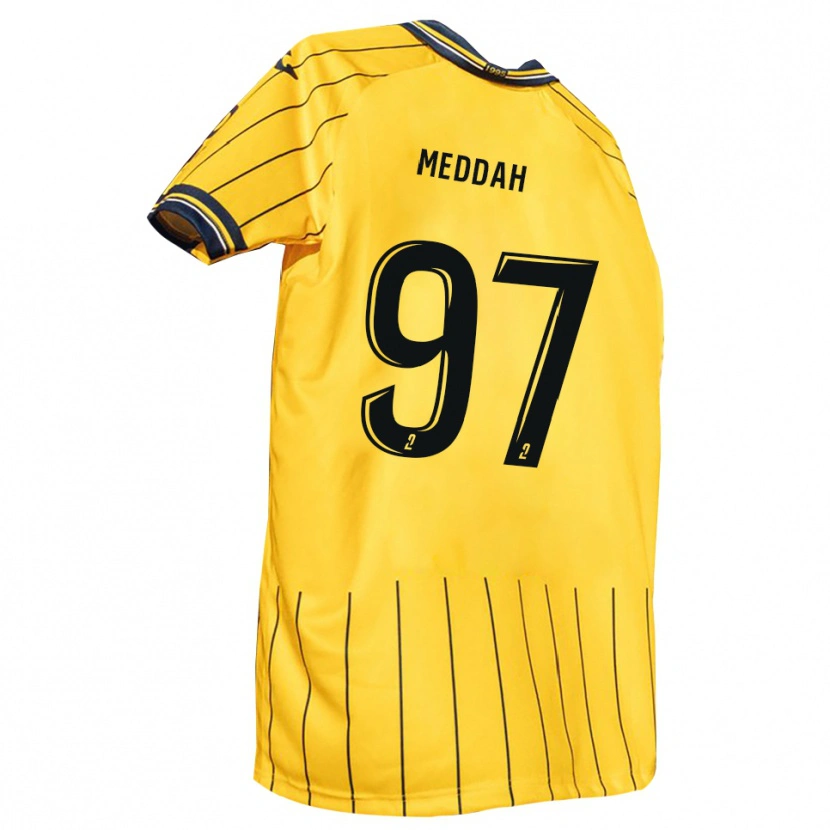 Danxen Kinder Daylam Meddah #97 Gelb Marine Heimtrikot Trikot 2025/26 T-Shirt Schweiz