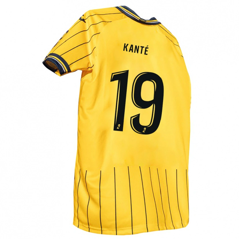 Danxen Kinder Ousmane Kanté #19 Gelb Marine Heimtrikot Trikot 2025/26 T-Shirt Schweiz