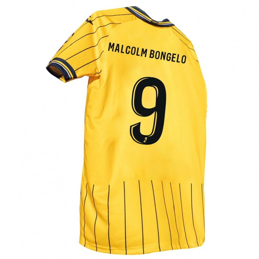 Danxen Kinder Fidèle Malcolm Bongelo #9 Gelb Marine Heimtrikot Trikot 2025/26 T-Shirt Schweiz