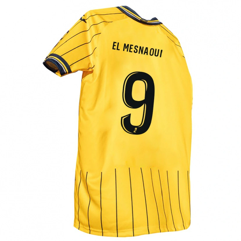 Danxen Kinder Zayd El Mesnaoui #9 Gelb Marine Heimtrikot Trikot 2025/26 T-Shirt Schweiz