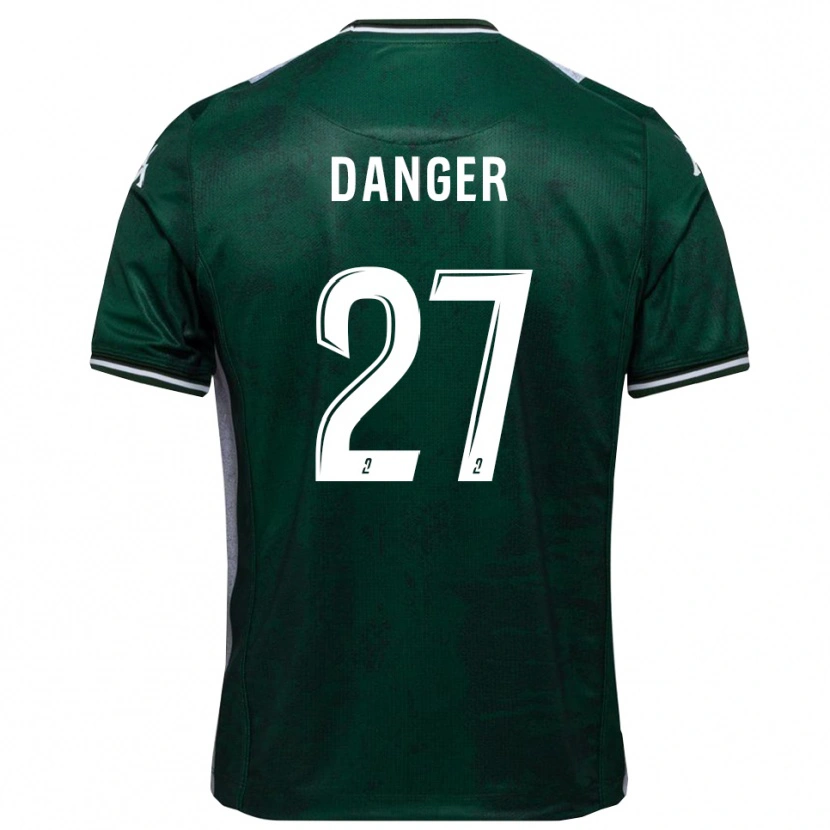 Danxen Kinder Bradley Danger #27 Grün Weiß Heimtrikot Trikot 2025/26 T-Shirt Schweiz