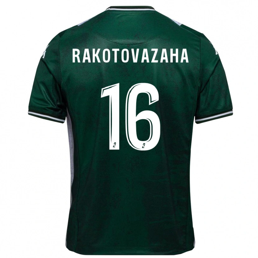 Danxen Kinder Allan Rakotovazaha #16 Grün Weiß Heimtrikot Trikot 2025/26 T-Shirt Schweiz