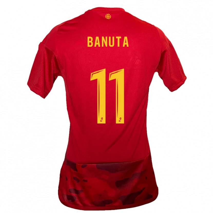 Danxen Kinder Anna Banuta #11 Rot Gelb Heimtrikot Trikot 2025/26 T-Shirt Schweiz