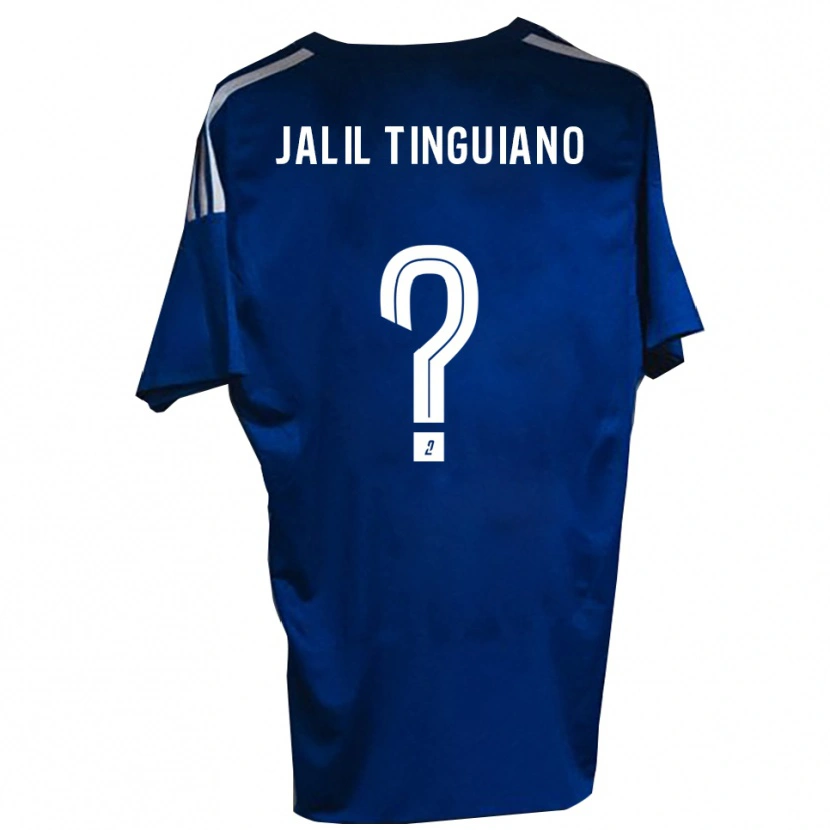 Danxen Kinder Abdoul Jalil Tinguiano #0 Blau Weiß Heimtrikot Trikot 2025/26 T-Shirt Schweiz