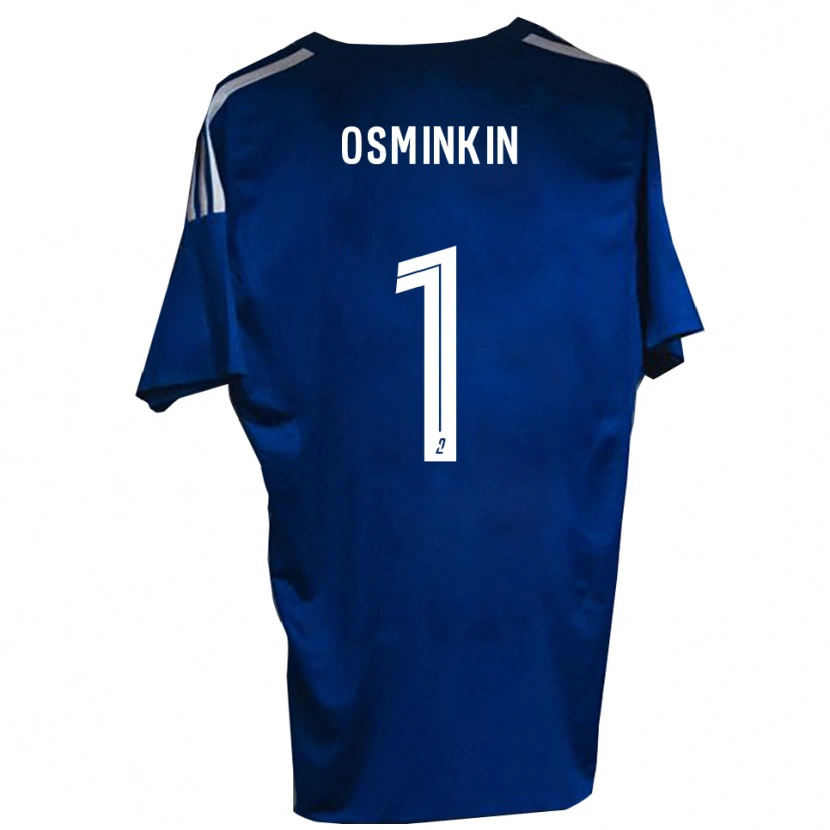 Danxen Kinder Vitaliy Osminkin #1 Blau Weiß Heimtrikot Trikot 2025/26 T-Shirt Schweiz