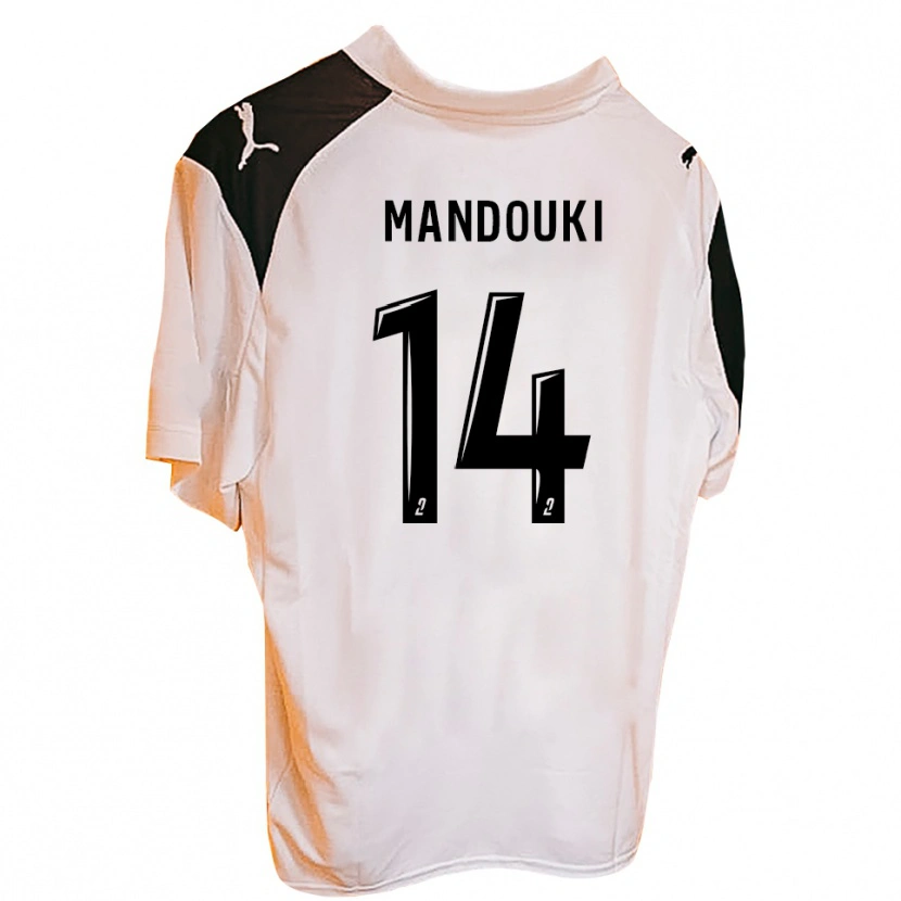 Danxen Kinder Cyril Mandouki #14 Orange Schwarz Heimtrikot Trikot 2025/26 T-Shirt Schweiz