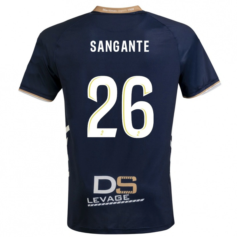 Danxen Kinder Opa Sangante #26 Marine Gold Heimtrikot Trikot 2025/26 T-Shirt Schweiz