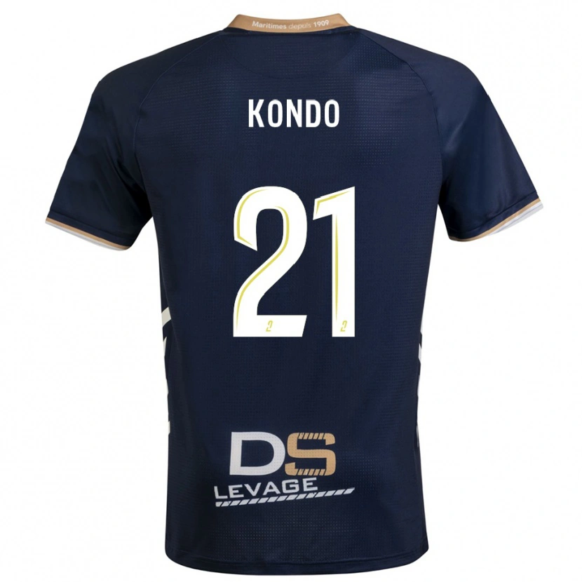 Danxen Kinder Geoffrey Kondo #21 Marine Gold Heimtrikot Trikot 2025/26 T-Shirt Schweiz
