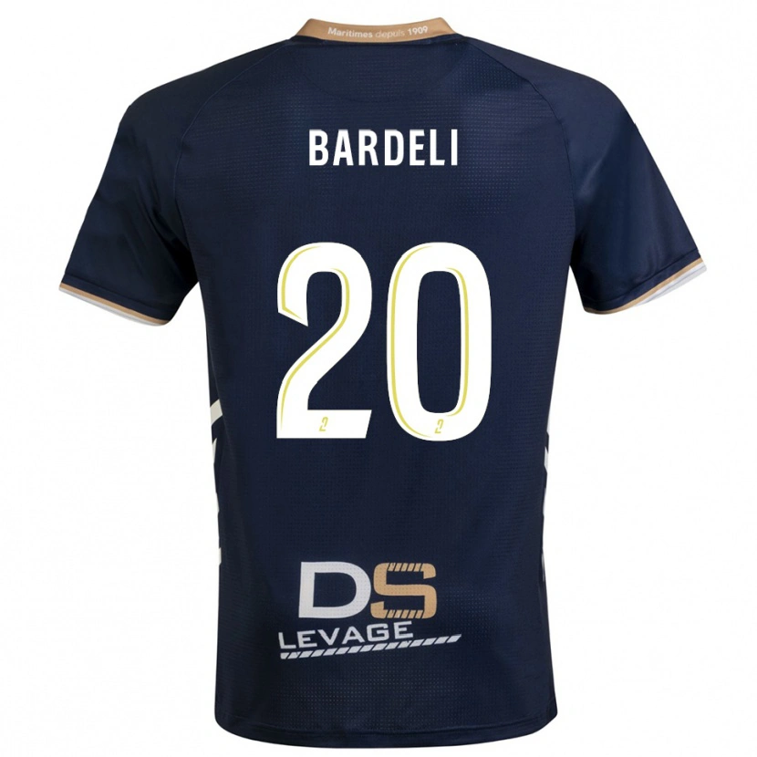 Danxen Kinder Enzo Bardeli #20 Marine Gold Heimtrikot Trikot 2025/26 T-Shirt Schweiz