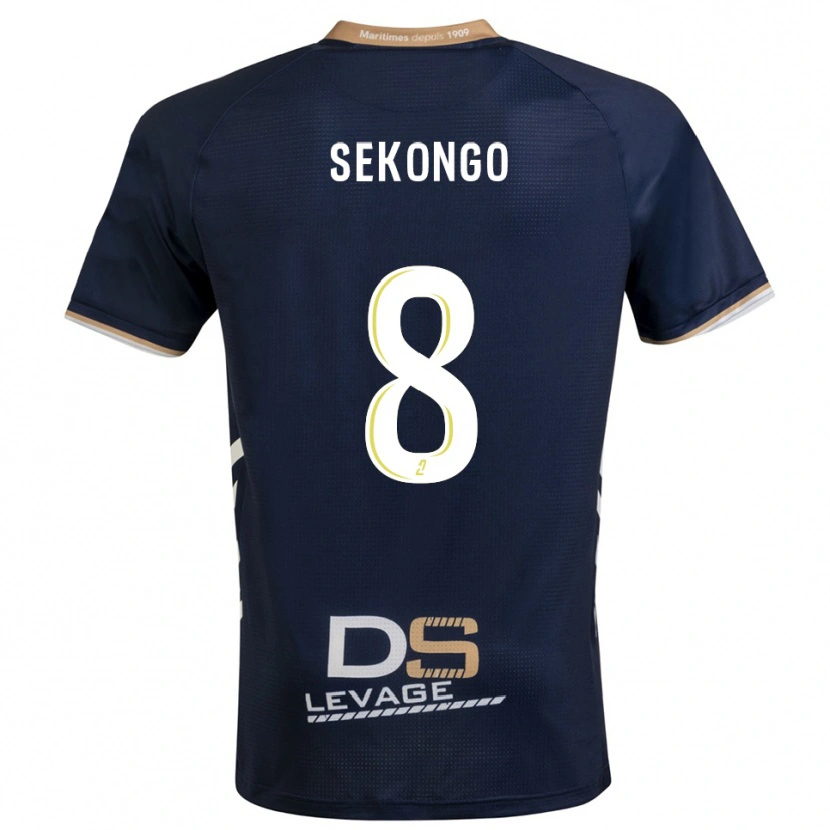 Danxen Kinder Anto Sekongo #8 Marine Gold Heimtrikot Trikot 2025/26 T-Shirt Schweiz
