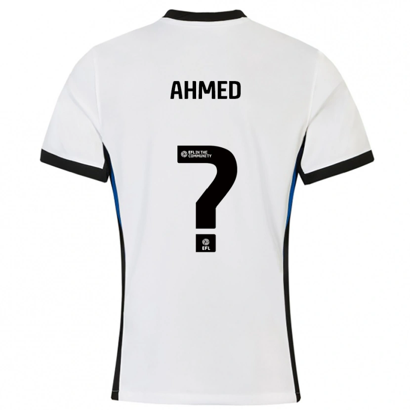 Danxen Kinder Yusuf Ahmed #0 Weiß Blau Auswärtstrikot Trikot 2025/26 T-Shirt Schweiz