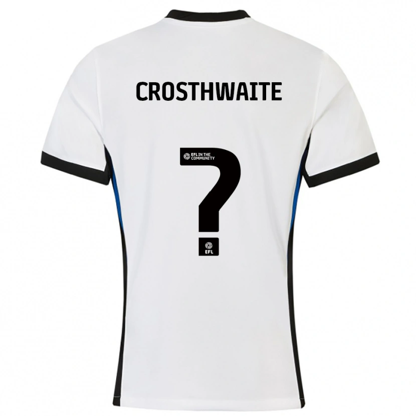 Danxen Kinder Lily Crosthwaite #0 Weiß Blau Auswärtstrikot Trikot 2025/26 T-Shirt Schweiz