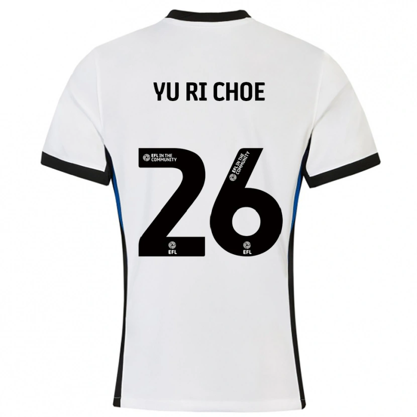 Danxen Kinder Yu-Ri Choe #26 Weiß Blau Auswärtstrikot Trikot 2025/26 T-Shirt Schweiz