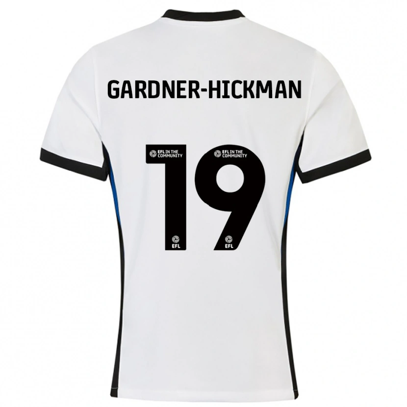 Danxen Kinder Taylor Gardner-Hickman #19 Weiß Blau Auswärtstrikot Trikot 2025/26 T-Shirt Schweiz