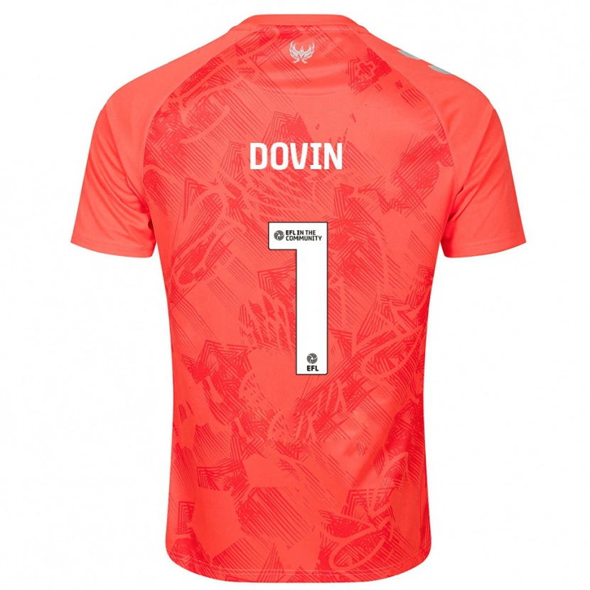 Danxen Kinder Oliver Dovin #1 Orange Weiß Auswärtstrikot Trikot 2025/26 T-Shirt Schweiz