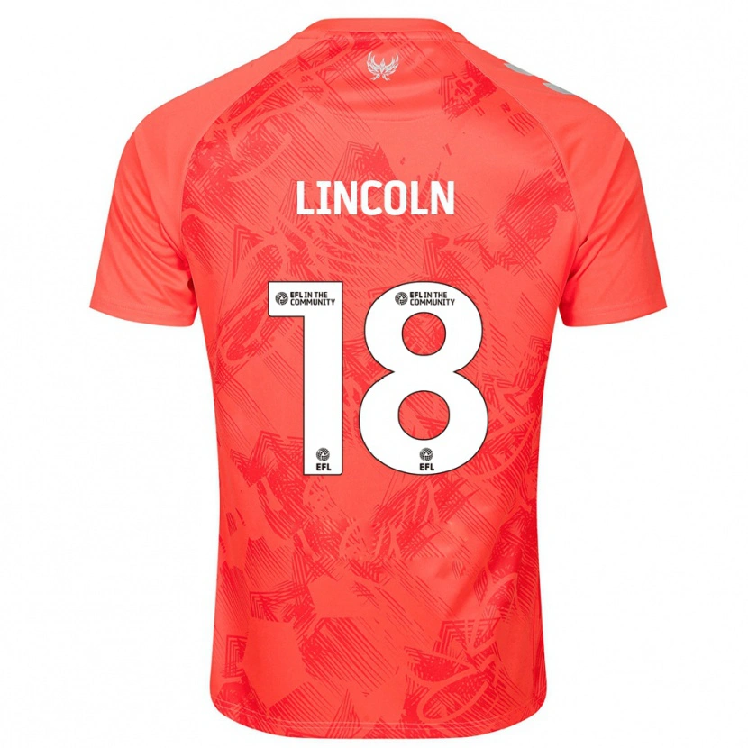 Danxen Kinder Khavarni Lincoln #18 Orange Weiß Auswärtstrikot Trikot 2025/26 T-Shirt Schweiz