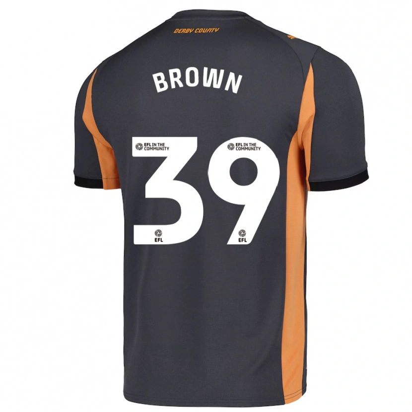Danxen Kinder Dajaune Brown #39 Grau Orange Schwarz Auswärtstrikot Trikot 2025/26 T-Shirt Schweiz