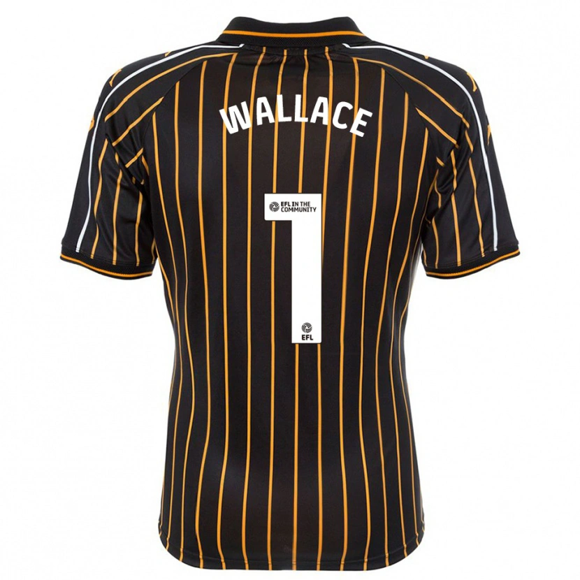 Danxen Kinder Abbi Wallace #1 Weiß Schwarz Auswärtstrikot Trikot 2025/26 T-Shirt Schweiz