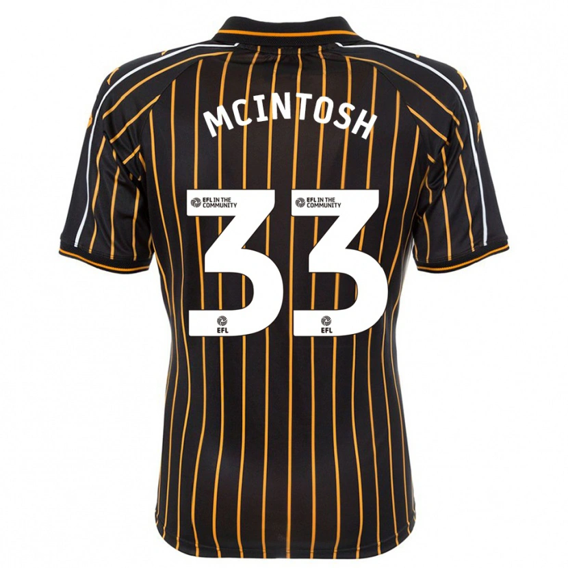 Danxen Kinder Lucy Mcintosh #33 Weiß Schwarz Auswärtstrikot Trikot 2025/26 T-Shirt Schweiz