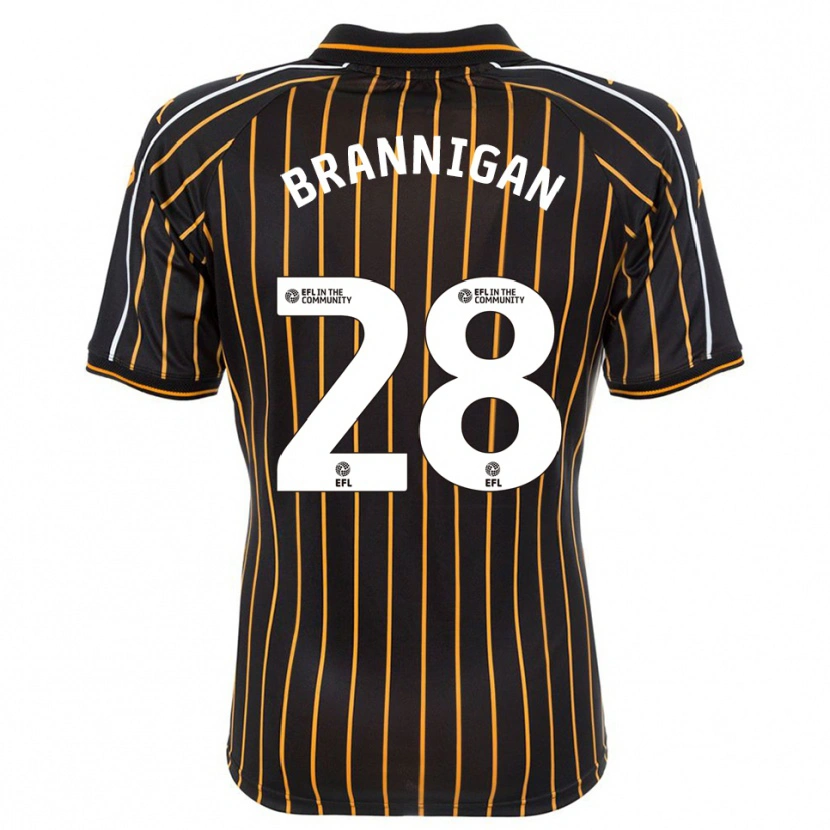 Danxen Kinder Aoife Brannigan #28 Weiß Schwarz Auswärtstrikot Trikot 2025/26 T-Shirt Schweiz