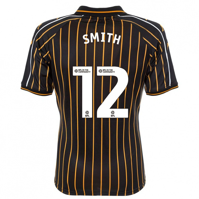 Danxen Kinder Emily Smith #12 Weiß Schwarz Auswärtstrikot Trikot 2025/26 T-Shirt Schweiz