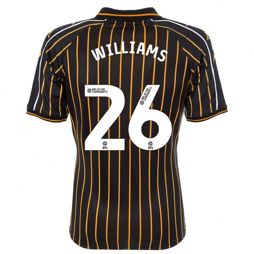 Danxen Kinder Annabel Williams #26 Weiß Schwarz Auswärtstrikot Trikot 2025/26 T-Shirt Schweiz