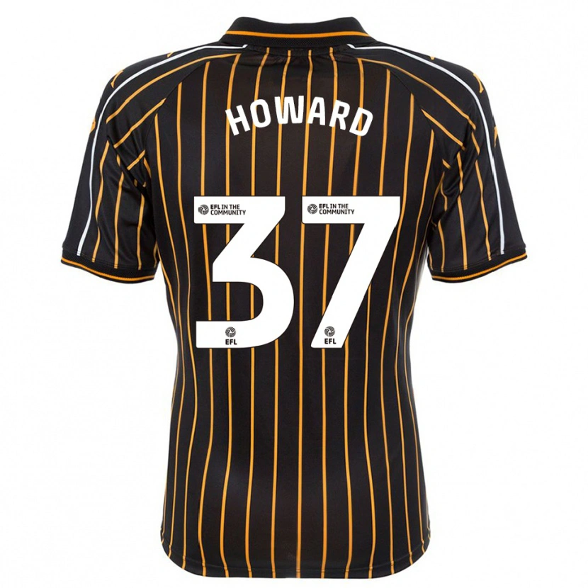 Danxen Kinder Scarlet Howard #37 Weiß Schwarz Auswärtstrikot Trikot 2025/26 T-Shirt Schweiz