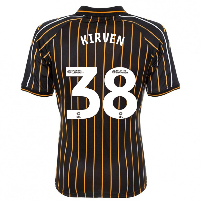 Danxen Kinder Tess Kirven #38 Weiß Schwarz Auswärtstrikot Trikot 2025/26 T-Shirt Schweiz