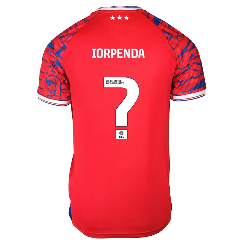 Danxen Kinder George Iorpenda #0 Rot Blau Auswärtstrikot Trikot 2025/26 T-Shirt Schweiz