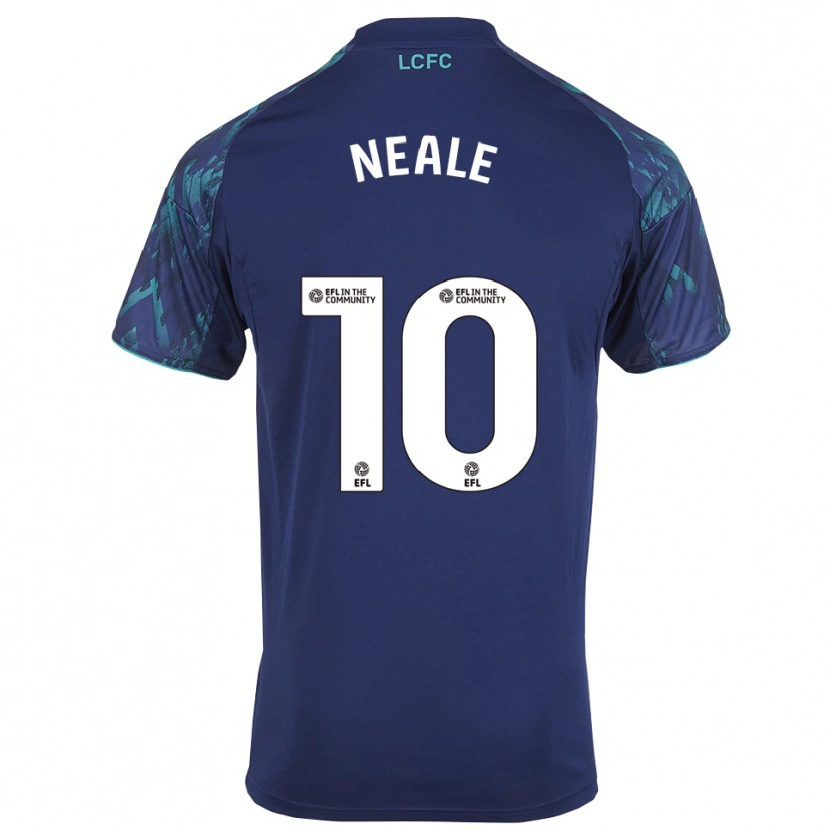 Danxen Kinder Tommy Neale #10 Marinegrün Weiß Auswärtstrikot Trikot 2025/26 T-Shirt Schweiz