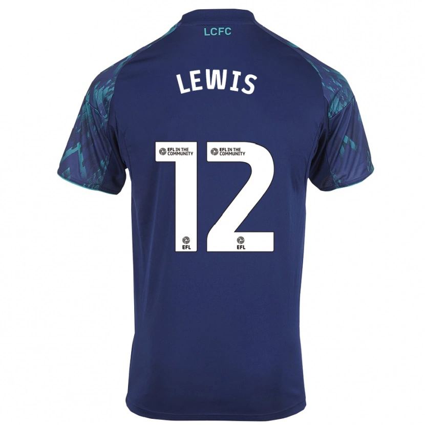 Danxen Kinder William Lewis #12 Marinegrün Weiß Auswärtstrikot Trikot 2025/26 T-Shirt Schweiz