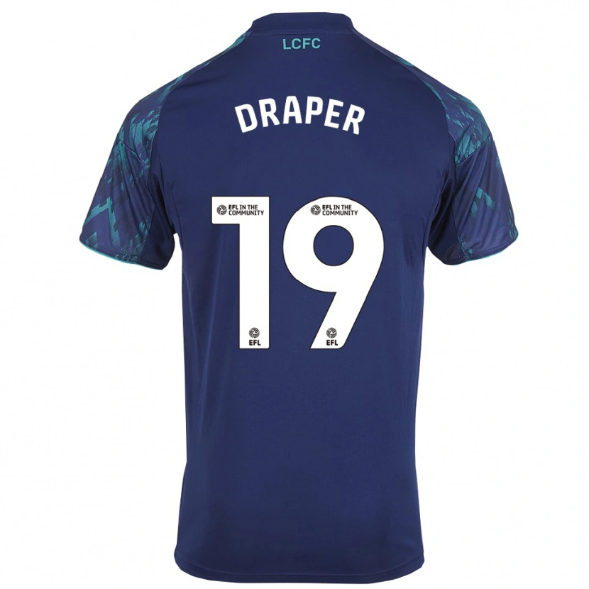 Danxen Kinder Denny Draper #19 Marinegrün Weiß Auswärtstrikot Trikot 2025/26 T-Shirt Schweiz