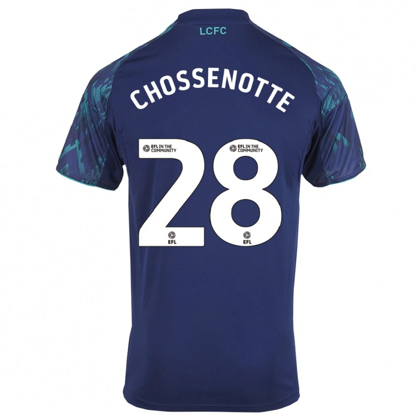 Danxen Kinder Shana Chossenotte #28 Marinegrün Weiß Auswärtstrikot Trikot 2025/26 T-Shirt Schweiz