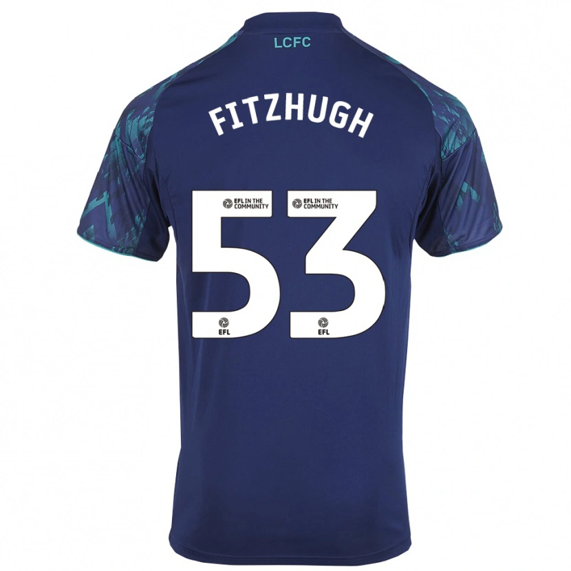 Danxen Kinder Ethan Fitzhugh #53 Marinegrün Weiß Auswärtstrikot Trikot 2025/26 T-Shirt Schweiz