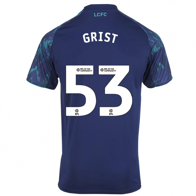 Danxen Kinder Ben Grist #53 Marinegrün Weiß Auswärtstrikot Trikot 2025/26 T-Shirt Schweiz