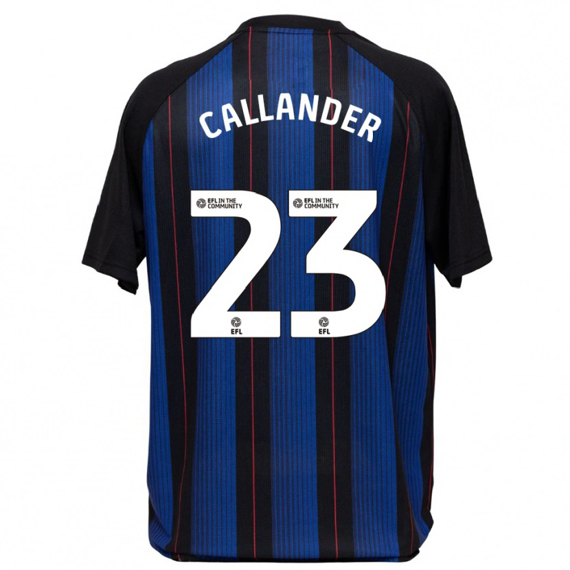 Danxen Kinder Chelsea Callander #23 Blau Schwarz Auswärtstrikot Trikot 2025/26 T-Shirt Schweiz