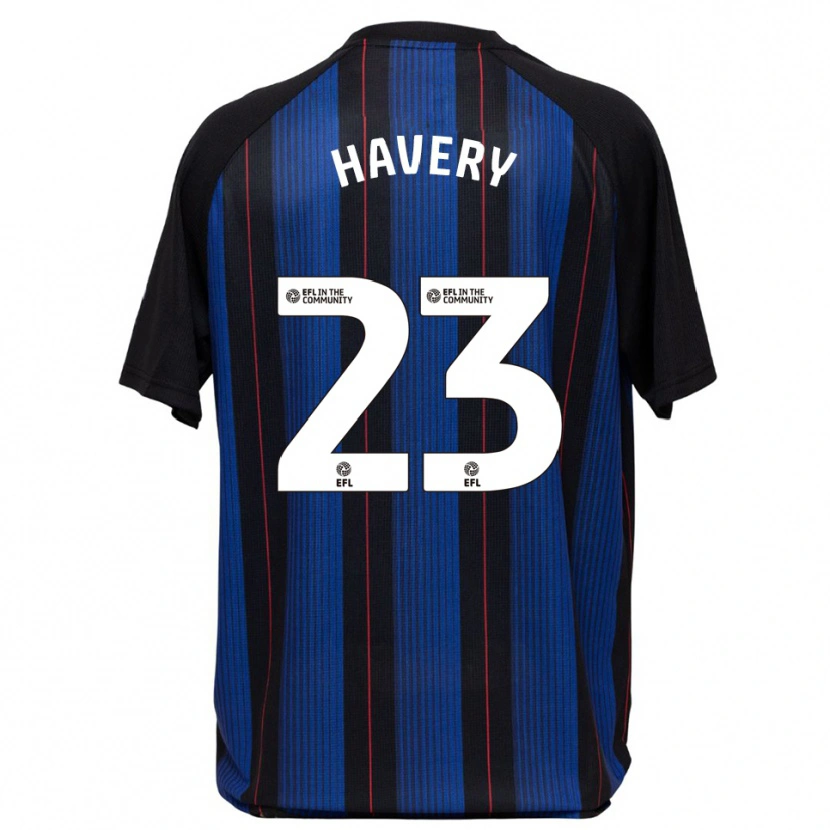 Danxen Kinder Nicole Havery #23 Blau Schwarz Auswärtstrikot Trikot 2025/26 T-Shirt Schweiz